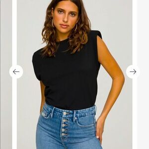 GOOD AMERICAN STRONG SHOULDER TANK